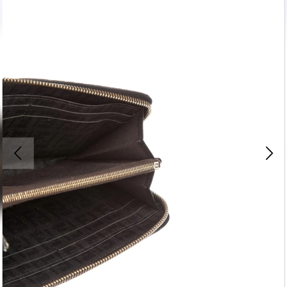 Fendi 2013 Zucchino FF Logo Wallet with some Callouts AS IS - Picture 2 of 16